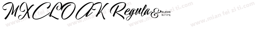 MXCLOAK Regula字体转换